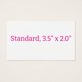 Maak je eigen standaard, 3.5" x 2.0" visitekaartje