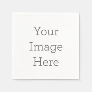 Maak je eigen standaard cocktail papieren servet