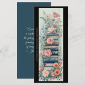 Maak je eigen stapel met lente bloemen boeken blad (Voorkant / Achterkant)