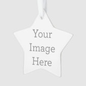 Acryl ornament, Acryl Ster Ornament (voorkant)