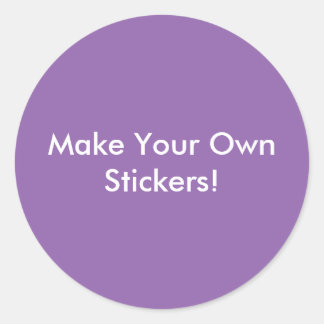 Maak je eigen Stickers! Ronde Sticker