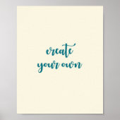 Maak Je Eigen Super Leuke Douche Poster (Voorkant)