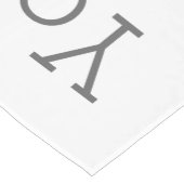 Gepersonaliseerde 35,5 x 182,9 cm Tafelloper (Hoek)