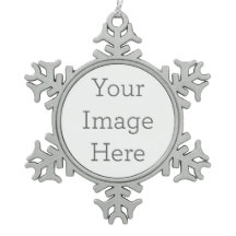 Maak je eigen tinnen sneeuwvlok ornament