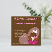 Maak je eigen uitnodiging voor zondag (Staand voorkant)