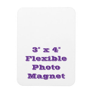 Maak je eigen unieke flexibele foto van 7,5 x 10 c magneet