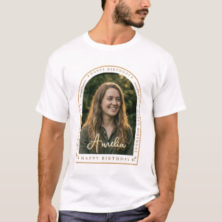 Maak Je Eigen Verjaardagsshirt | Aangepaste Foto T T-shirt