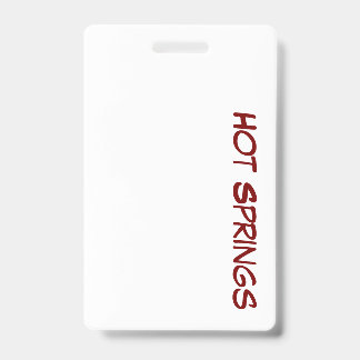 Maak Je Eigen Verticale Plastic Badge