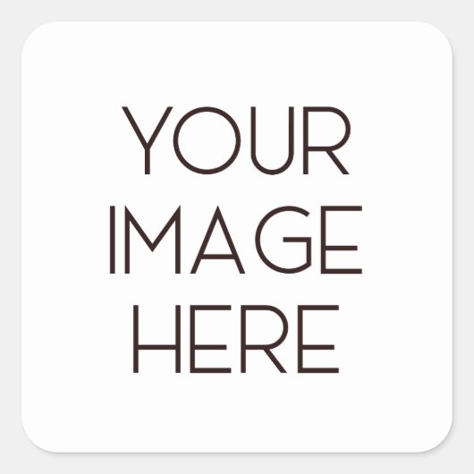 Maak je eigen vierkante sticker (Voorkant)