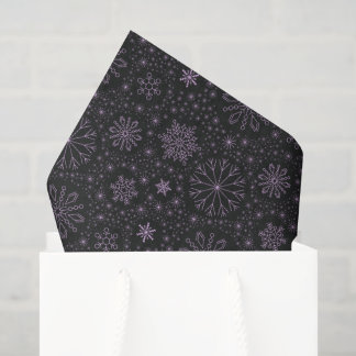 Maak Je Eigen Vintage Minimalistische Sneeuwvlokke Tissuepapier