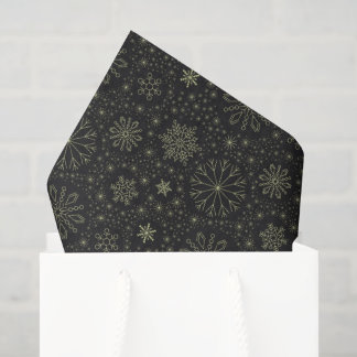 Maak Je Eigen Vintage Minimalistische Sneeuwvlokke Tissuepapier
