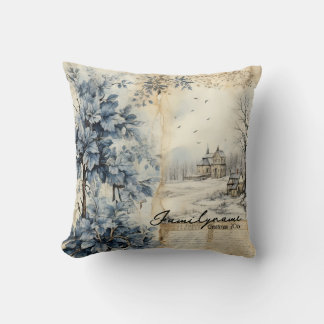 Maak Je Eigen Vintage Winterdorp Kussen