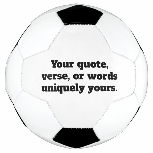 Maak je eigen voetbal aangepaste voet (Voorkant)