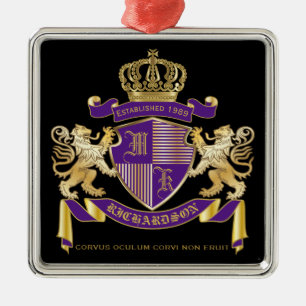 Maak je eigen wapenschild metalen ornament