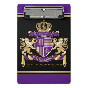 Maak je eigen wapenschild mini klembord