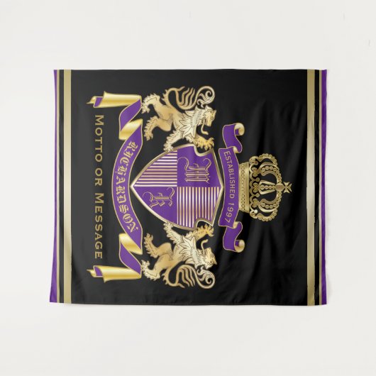 Maak je eigen wapenschild wandkleed (Voorkant (horizontaal))