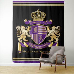 Maak je eigen wapenschild wandkleed
