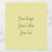 Maak je eigen wijn etiket (Enkel label)