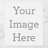 Gepersonaliseerde Wijnflesetiket (8,9 cm x 10,2 cm) (Enkel label)