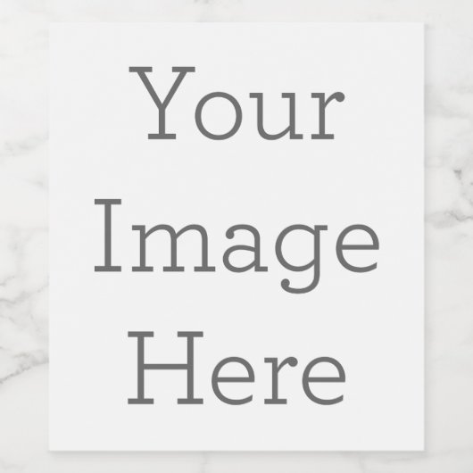 Gepersonaliseerde Wijnflesetiket (8,9 cm x 10,2 cm) (Enkel label)