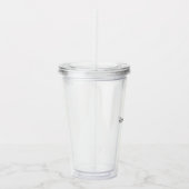 Maak je eigen wit acryl drinkbeker (Rechts)