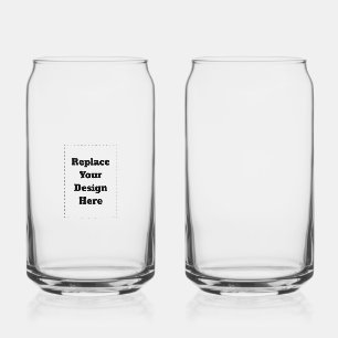 Maak je eigen wit blikvorm glas