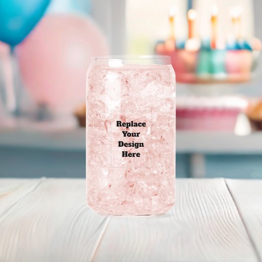 Maak je eigen wit blikvorm glas (Insitu (Baby Shower))