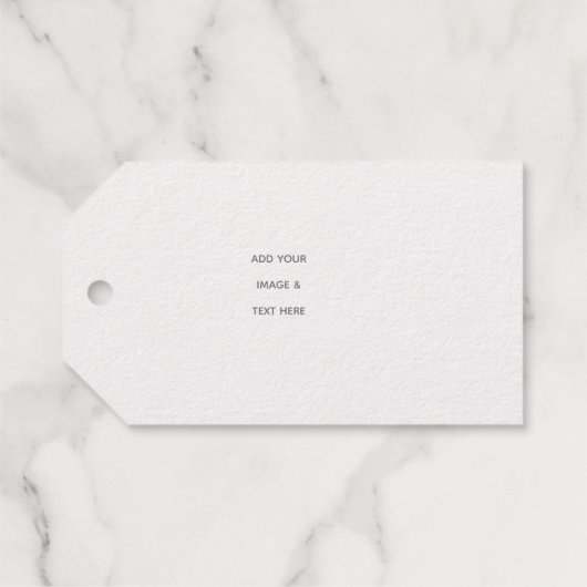 Maak je eigen wit cadeaulabels (Achterkant (horizontaal))