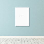 Maak je eigen wit canvas afdruk (Insitu (Houten vloer))
