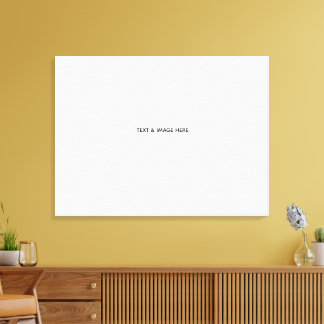 Maak je eigen wit canvas afdruk