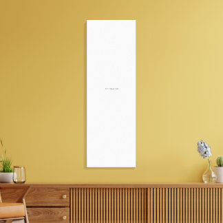 Maak je eigen wit canvas afdruk