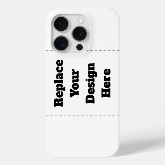 Maak je eigen wit Case-Mate iPhone case (Achterkant)