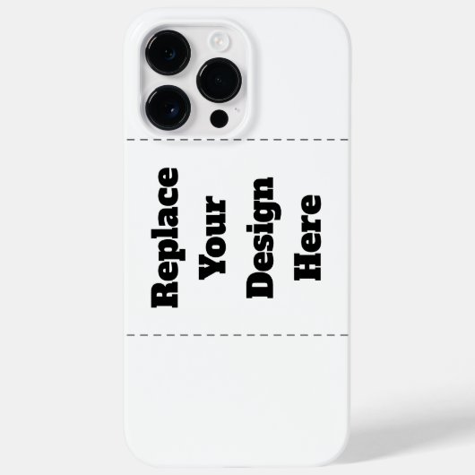 Maak je eigen wit Case-Mate iPhone case (Achterkant)