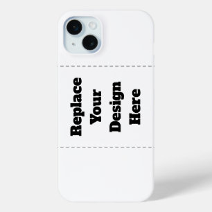 Maak je eigen wit iPhone 15 mini hoesje