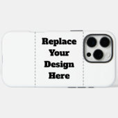 Maak je eigen wit Case-Mate iPhone case (Achterkant (horizontaal))