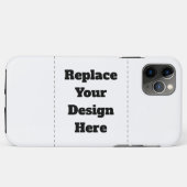 Maak je eigen wit Case-Mate iPhone case (Achterkant (horizontaal))