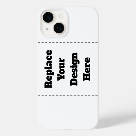 Maak je eigen wit Case-Mate iPhone case (Achterkant)