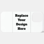 Maak je eigen wit Case-Mate iPhone case (Achterkant (horizontaal))