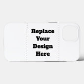 Maak je eigen wit Case-Mate iPhone case (Achterkant (horizontaal))