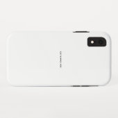 Maak je eigen wit Case-Mate iPhone case (Achterkant (horizontaal))
