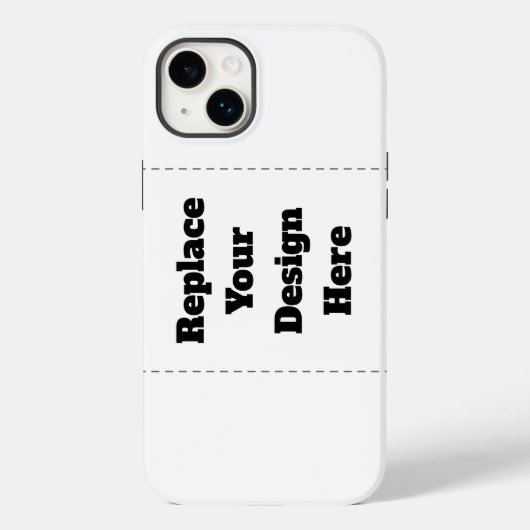 Maak je eigen wit Case-Mate iPhone case (Achterkant)