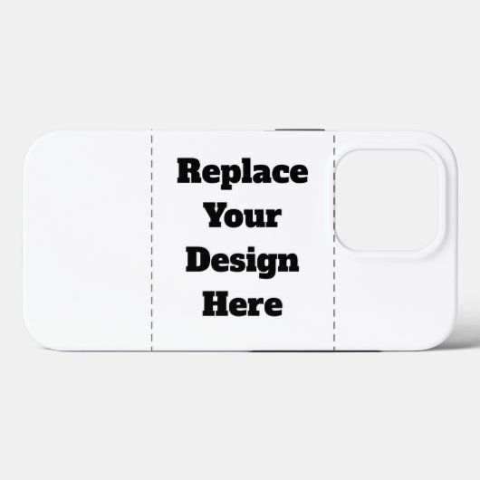 Maak je eigen wit Case-Mate iPhone case (Achterkant (horizontaal))