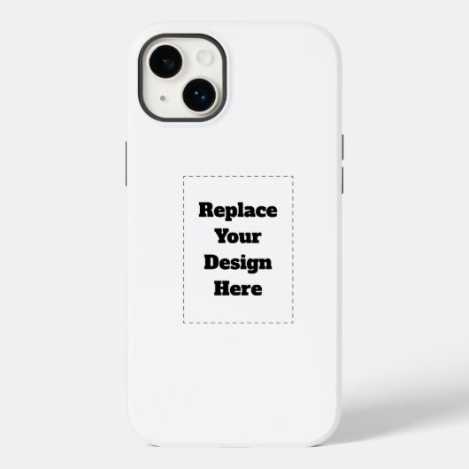 Maak je eigen wit Case-Mate iPhone case (Achterkant)