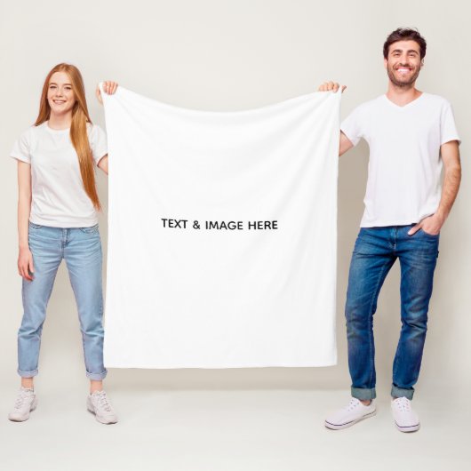Maak je eigen wit fleece deken (In situ)