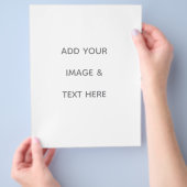 Maak je eigen wit flyer (Hand)