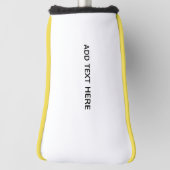 Maak je eigen wit golfheadcover (Draai 90)