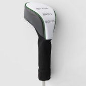 Maak je eigen wit golfheadcover (Schuin)