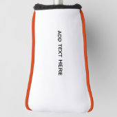 Maak je eigen wit golfheadcover (Draai 90)
