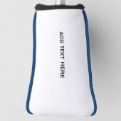 Maak je eigen wit golfheadcover (Draai 90)