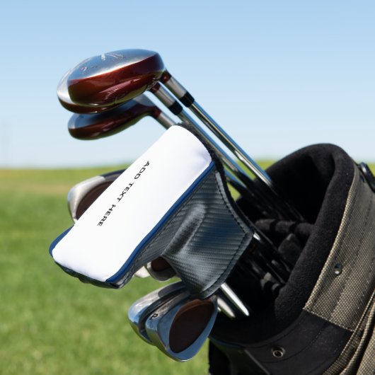 Maak je eigen wit golfheadcover (Insitu)